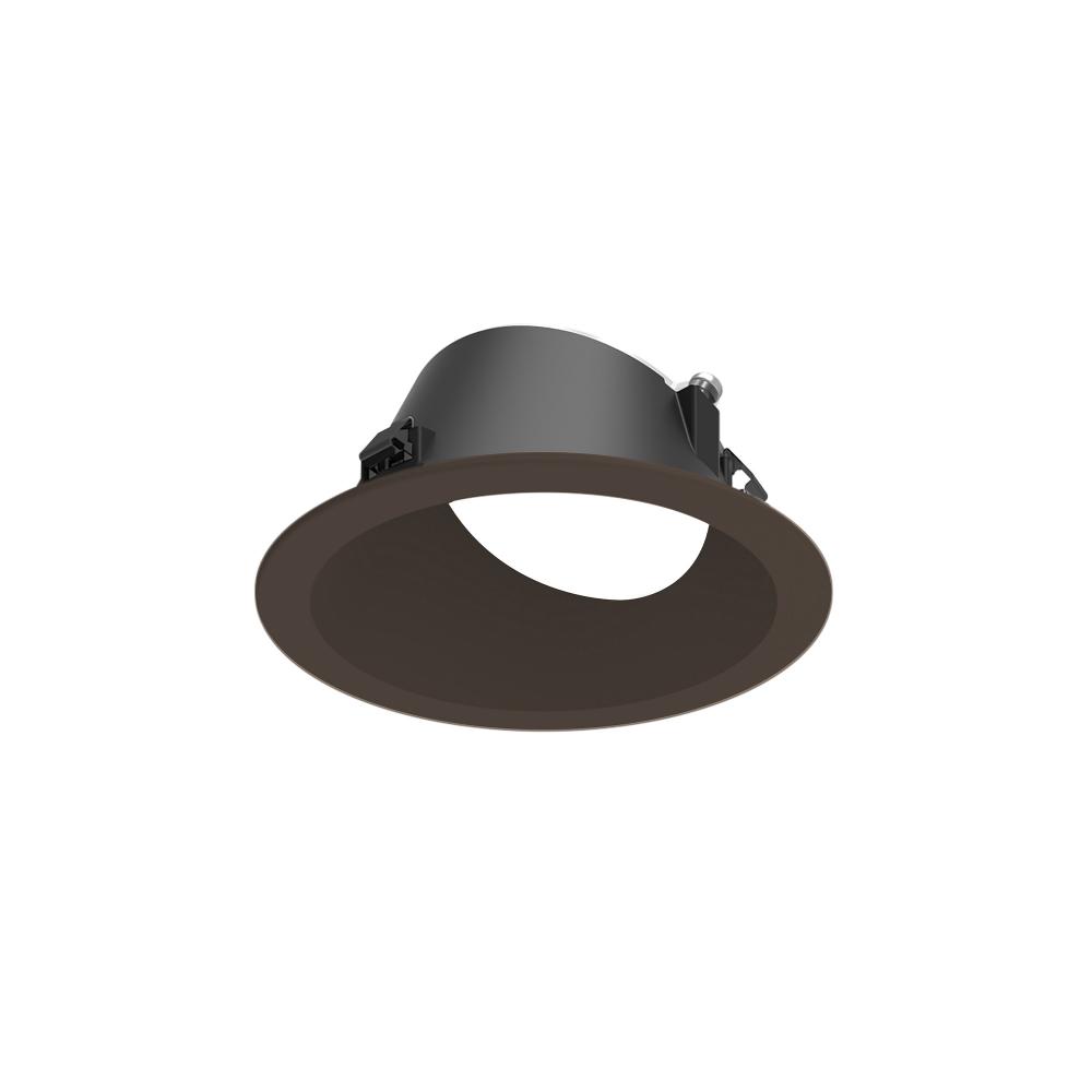 3" Apollo Round Flanged Wall Wash Trim, Bronze Finish