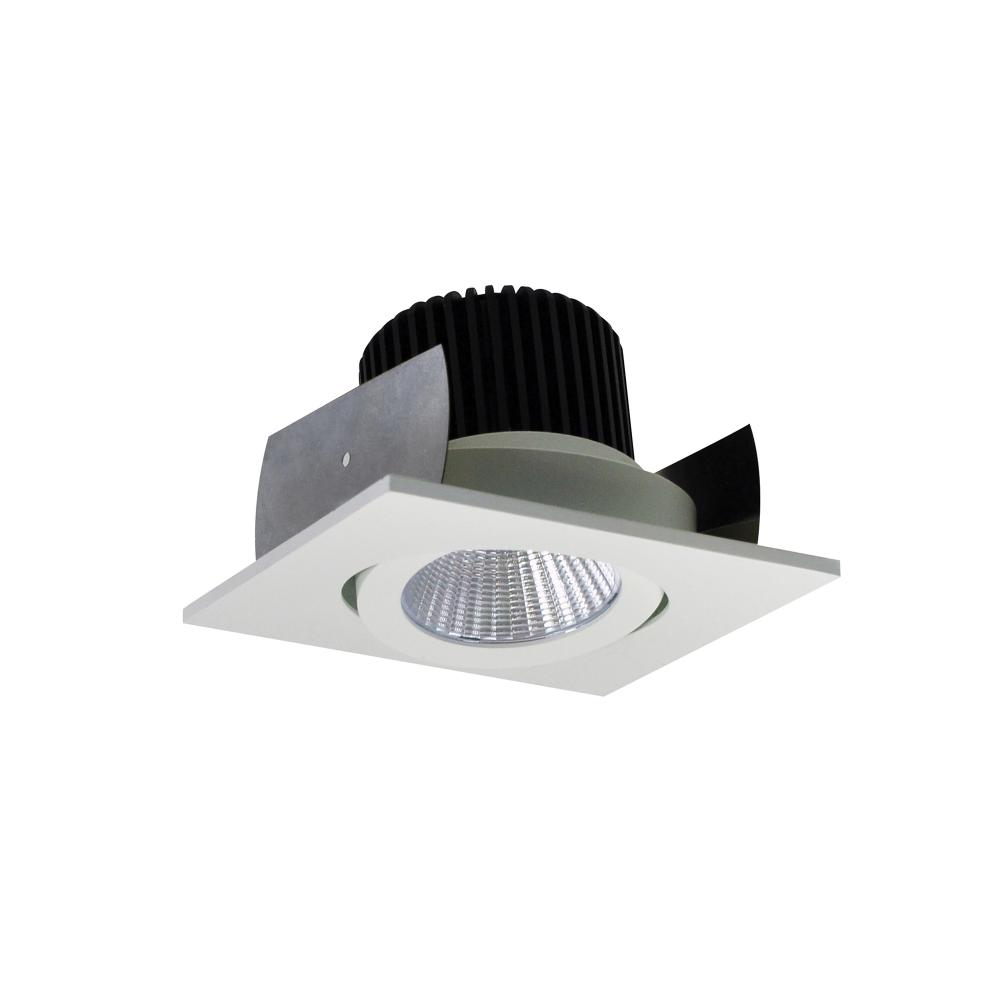 2" Iolite LED Square Adjustable Gimbal, 1000lm / 14W, 3500K, White Finish