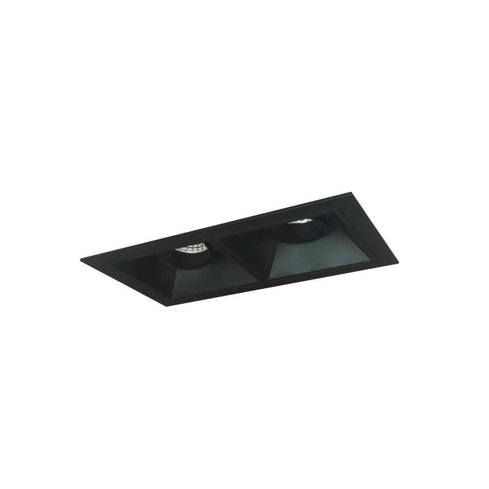Iolite MLS 2-Head Trim Set, Black Flange, 2700K, 1000lm, Black Adj. Gimbal/Wall Wash Trims