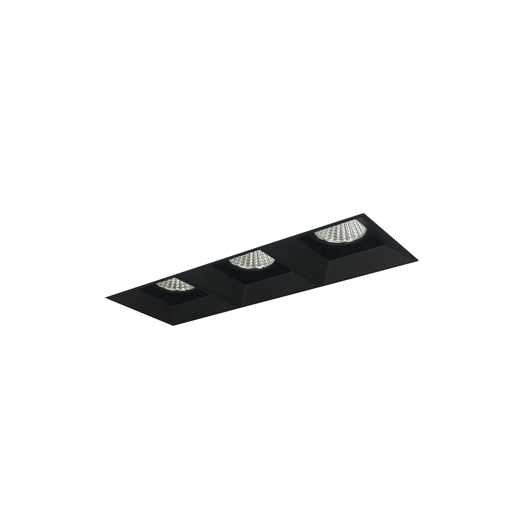 Iolite MLS 3-Head Trimless Reflector Kit, 5000K, 1000lm, Black Fixed Downlt. Trims