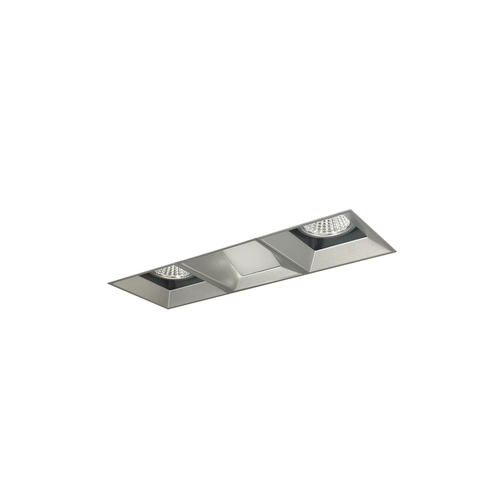Iolite MLS 3-Head Trimless Reflector Kit, Comfort Dim, 800lm, Haze Fixed Downlt./Wall Wash Trims