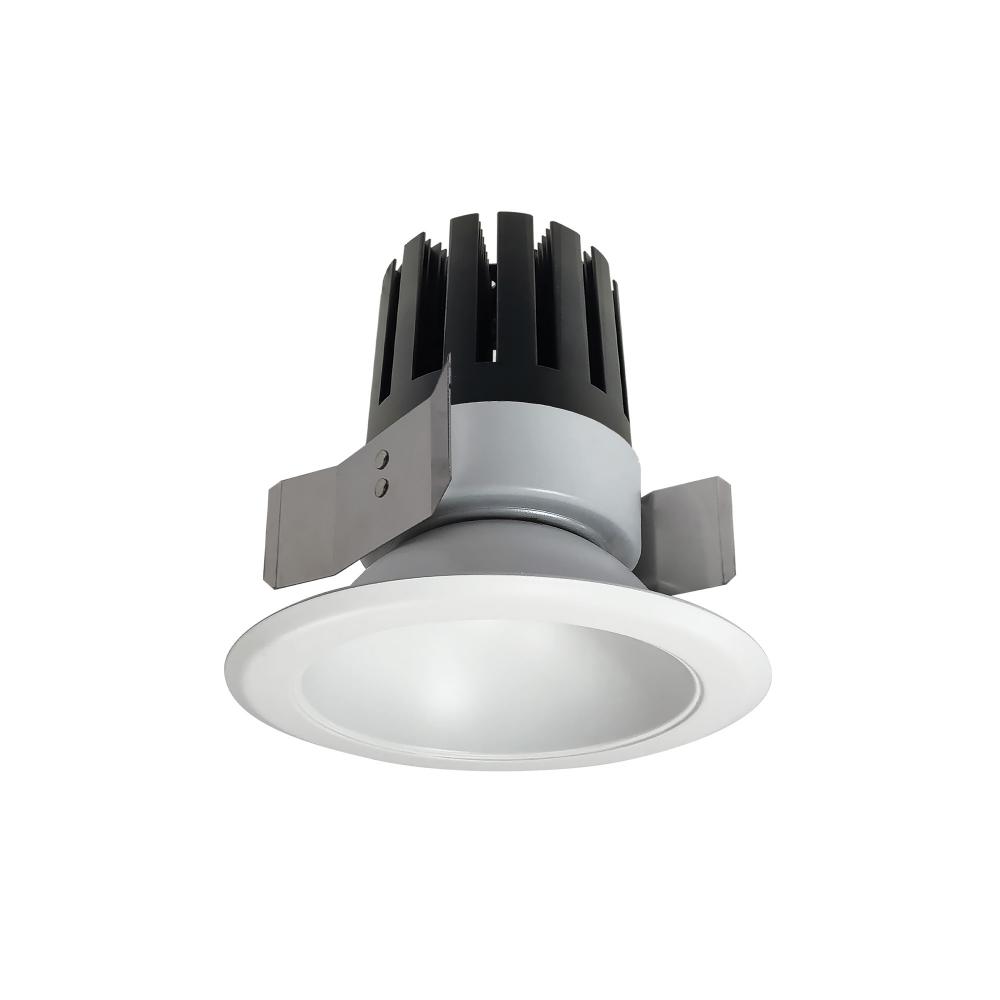 5" Marquise III Round Open Reflector, 2000lm, 3000K, Narrow Flood Optic, White Reflector/White