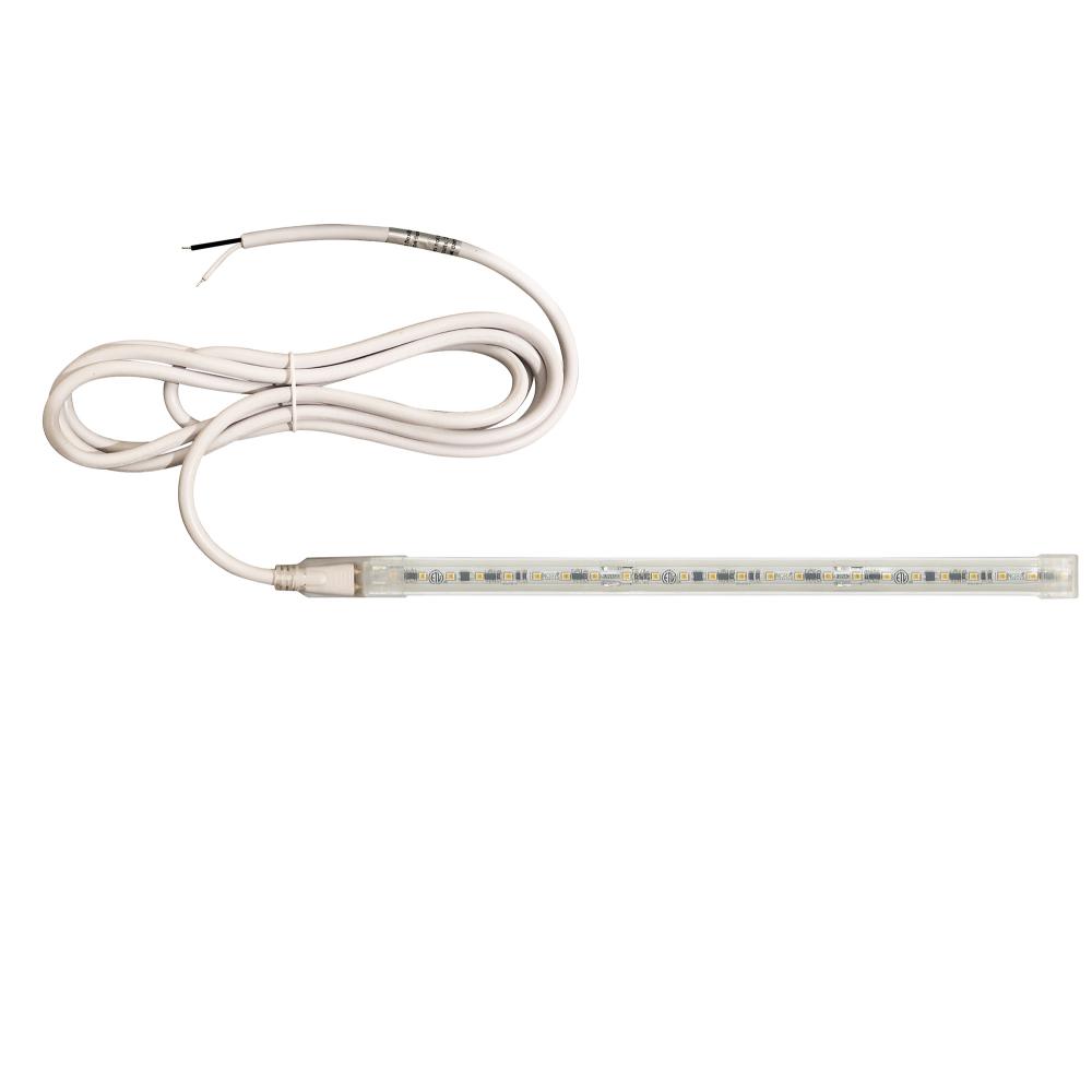 Custom Cut 13-ft 120V Continuous LED Tape Light, 330lm / 3.6W per foot, 4000K, w/ Mounting Clips and