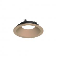 Nora NAPF-3RDNWD/CL - 3" Apollo Round Flanged Downlight Trim with Clear Lens, Wheat Diffused Finish