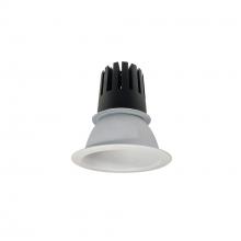 Nora NC3-41L330FMPW - 4" Sapphire III Round Open Reflector, 2500lm, 3000K, Flood Optic, Matte Powder White