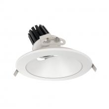 Nora NC3-89L440NMPW - 8" Sapphire III Round Adjustable Reflector, 3500lm, 4000K, Narrow Flood Optic, Matte Powder