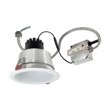 Nora NCR3-61L135FP01MPW - 6" Sapphire III Retrofit, Matte Powder White Reflector/Matte Powder White Flange, 120V; Phase