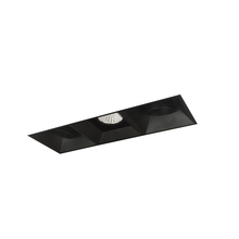 Nora NMIOTL-13-NF-AAF-40X-10-B - Iolite MLS 3-Head Trimless Reflector Kit, 4000K, 1000lm, Black Adj. Snoot/Fixed Downlt. Trims