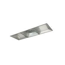 Nora NMIOTL-13-NF-AWW-30X-10-HZ - Iolite MLS 3-Head Trimless Reflector Kit, 3000K, 1000lm, Haze Adj. Snoot/Wall Wash Trims