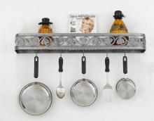 Hi-Lite MFG Co. H-80-34Y-B-BK01/B-COP - POT RACK COLLECTION