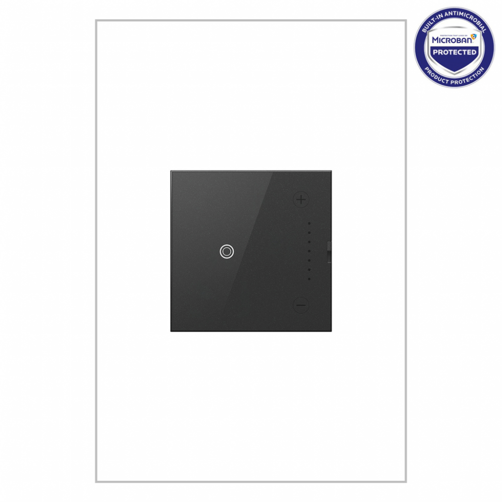adorne 0-10V Touch Dimmer, Graphite, with Microban