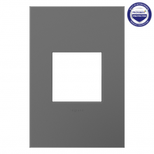 Legrand AWP1G2MG6 - adorne Magnesium One-Gang Screwless Wall Plate with Microban