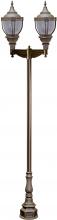 Dabmar GM8961-BZ-MT - CAST ALUM DRK TOP DECO BASE ACORN FIX 2 X 100W HPS MT