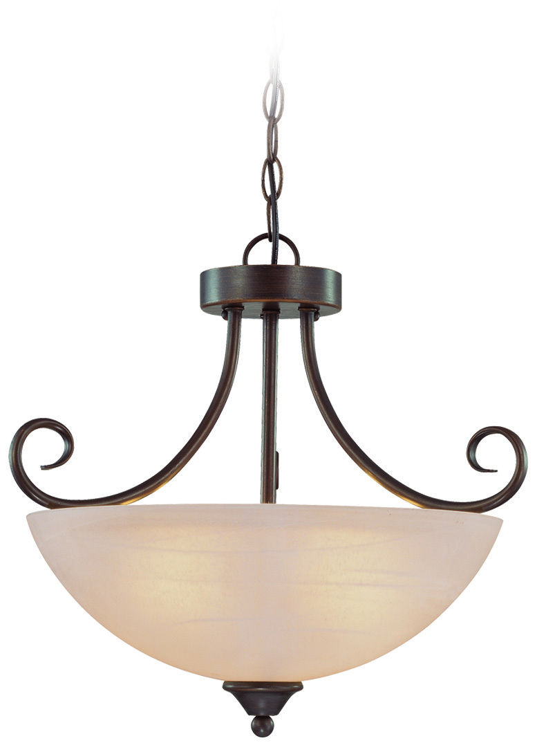 3 Light Semiflush
