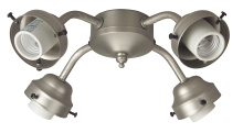 Craftmade F400-BN-LED - Universal 4 Light Fitter in Brushed Satin Nickel