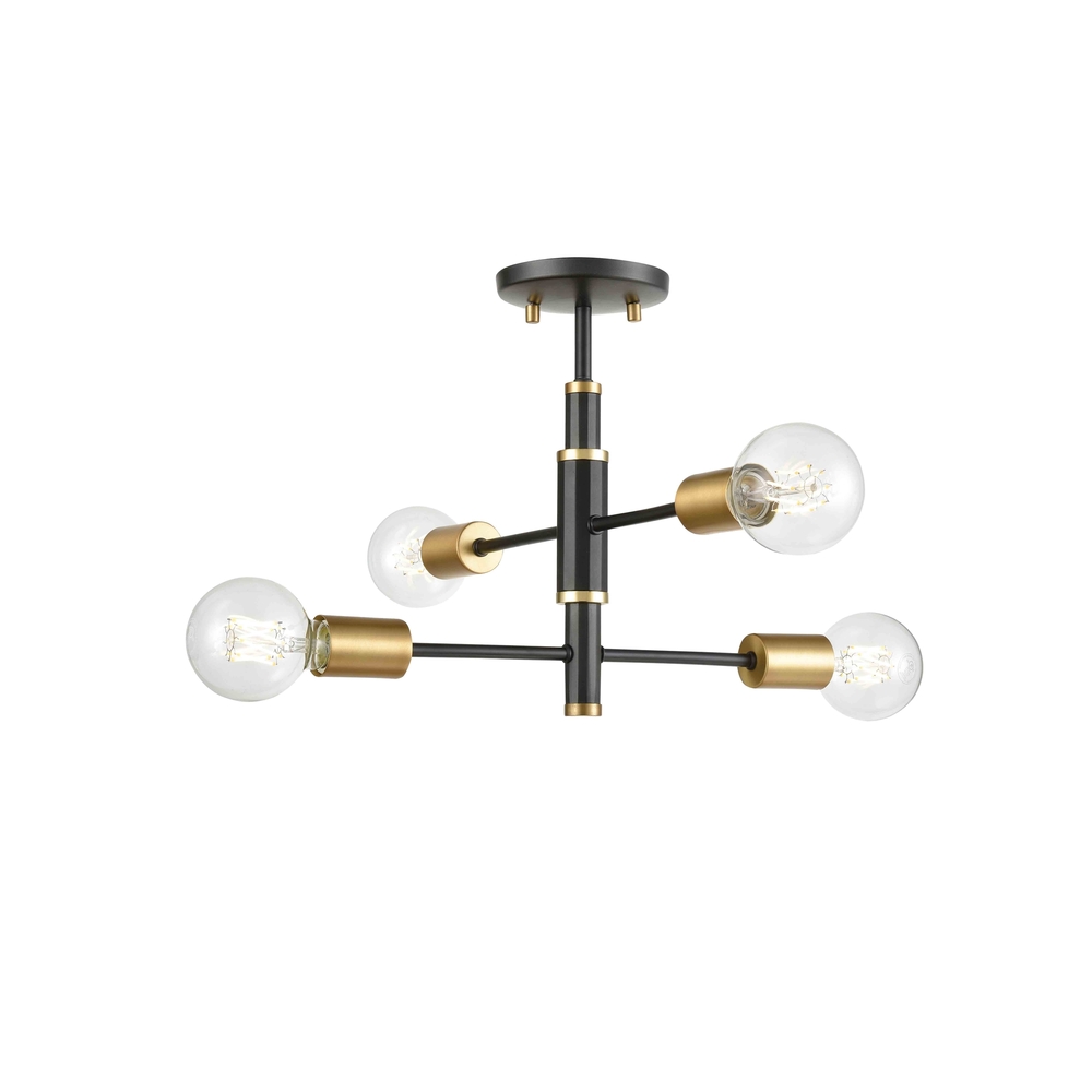 LAKE LOFT 4 LT SEMI FLUSH