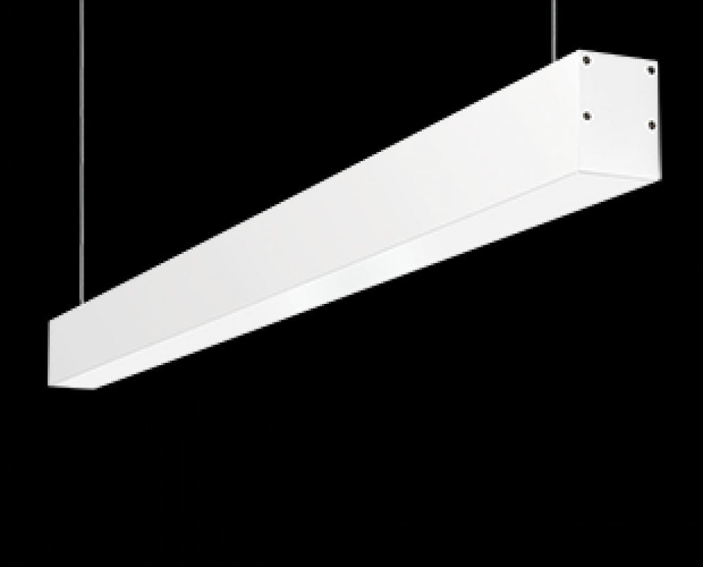 ARCHITECTURAL 1471 LUMENS BOA 4 FT 20W PENDANT MOUNT 3500K 0-10V DIMMING LIGHTCLOUD CONTROLLER WHI