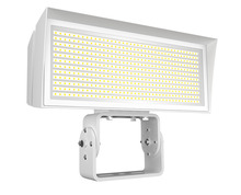 RAB Lighting FFLEDLTW/480/7PR - FLOODLIGHTS 26913-27233 LUMENS FFLED LARGE FIELD ADJUSTABLE 5000K/4000K 480V TRUNNION MOUNT WHITE