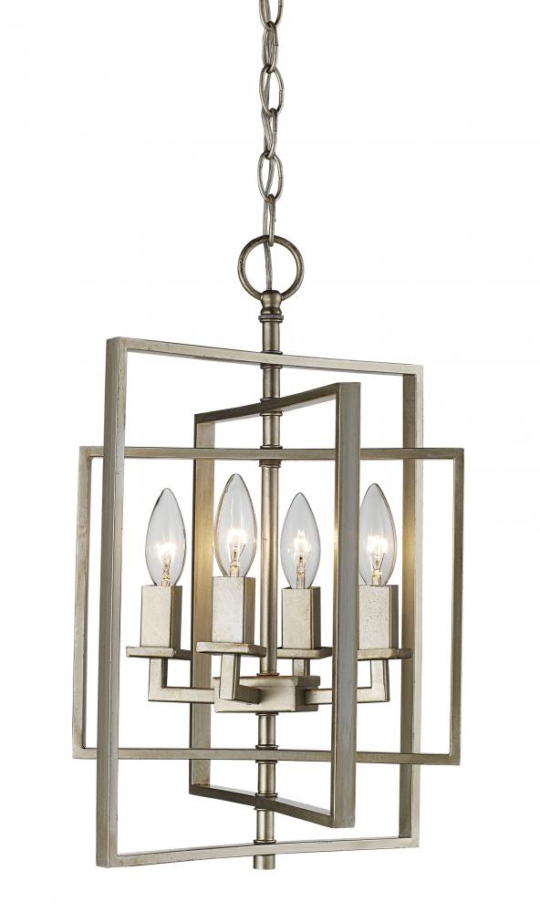 4LT-CUBE CHANDELIER SML-ASL