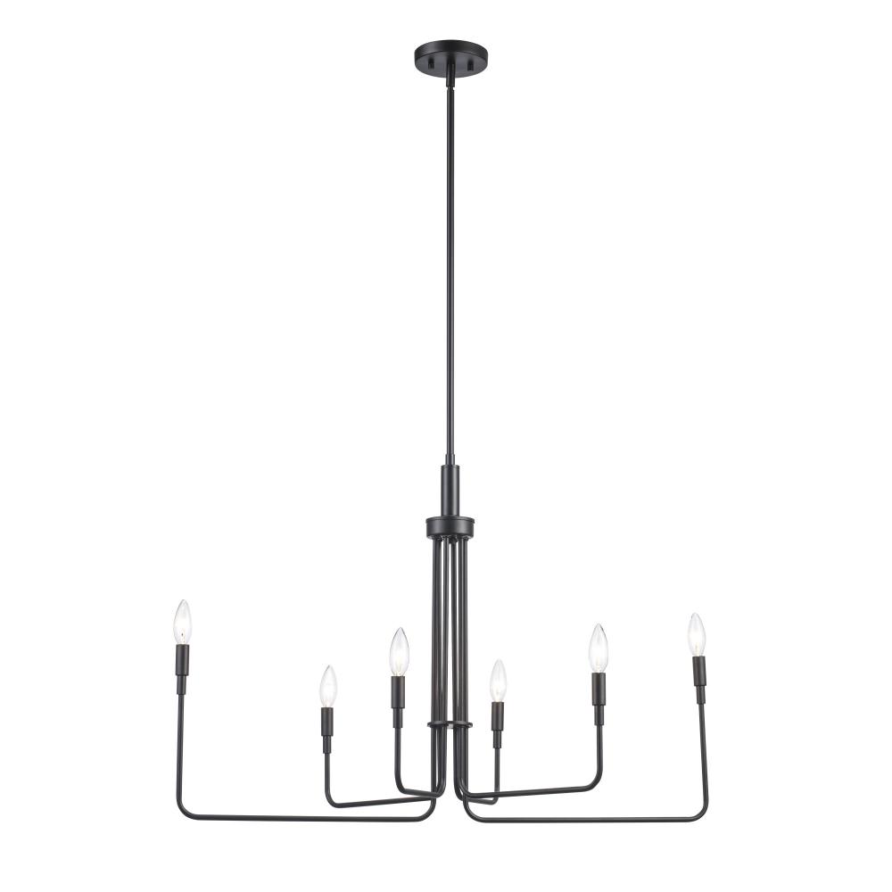 6LT CHAND-MODERN CANDLE-BK