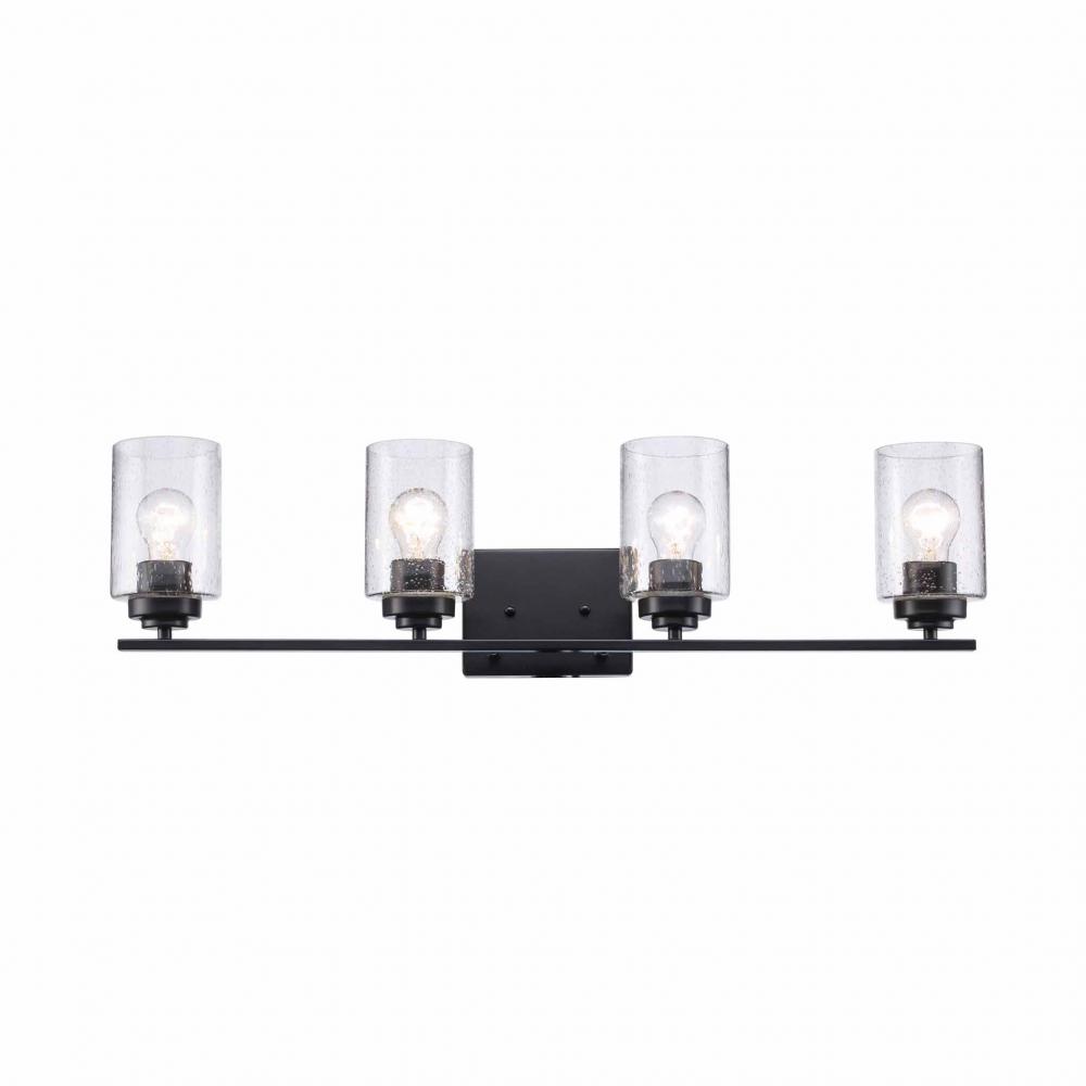 4LT BATH BAR-DOUBLE DISK-BK-SE