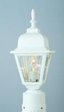 Trans Globe 4414 WH - 1 LT POST OUTDOOR
