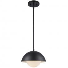 Trans Globe PND-2239 BK - 1LT PEND-10" METAL SHADE+GLOBE