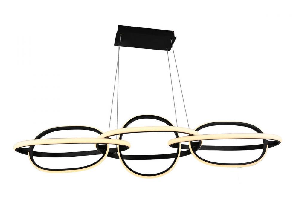 Circa Black Looping Pendant