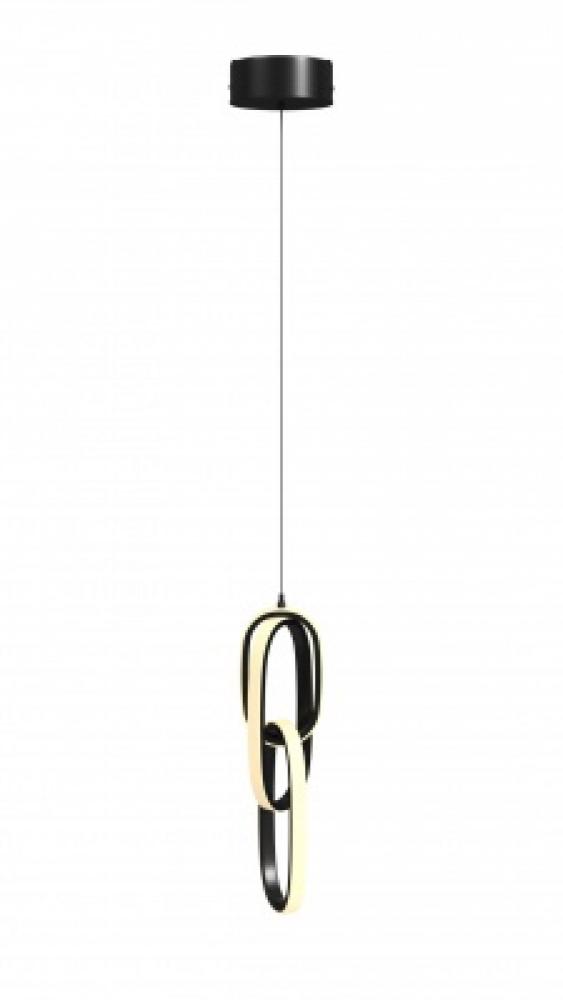 Circa Black Looping Pendant
