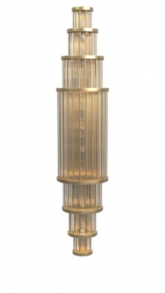 Waldorf Metal And Glass Rod Wall Sconce