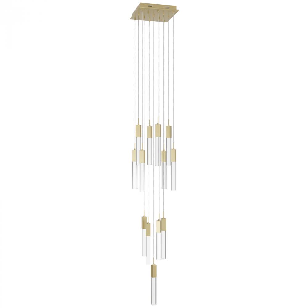 The Original Glacier Collection 13 Light Clear Crystal Multi Port Pendant