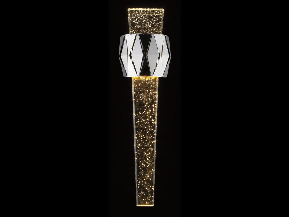 The Original Glacier Avenue Bubbled Crystal Wall Sconce