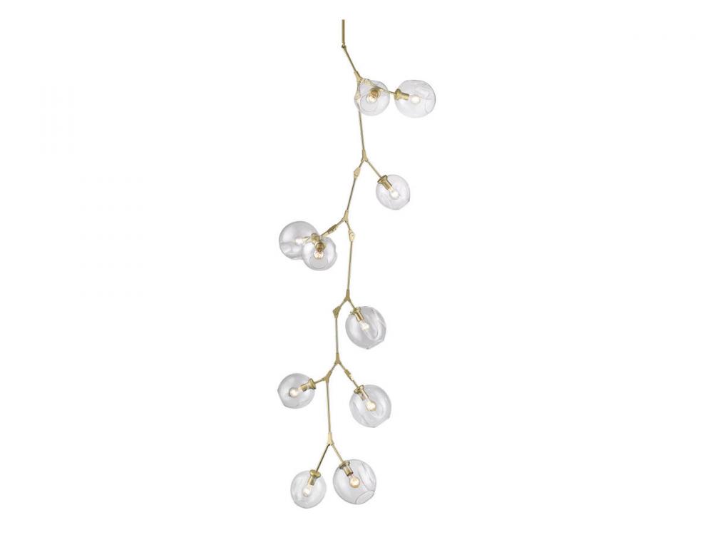 Fairfax Ave. 10 Light Glass Globe Chandelier