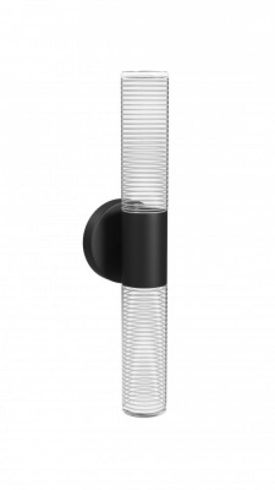 The Strand Laser Cut Spiral Glass Wall Sconce