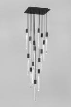 Avenue Lighting HF5415-BLK - Alpine 15 Light Multi Port Pendant