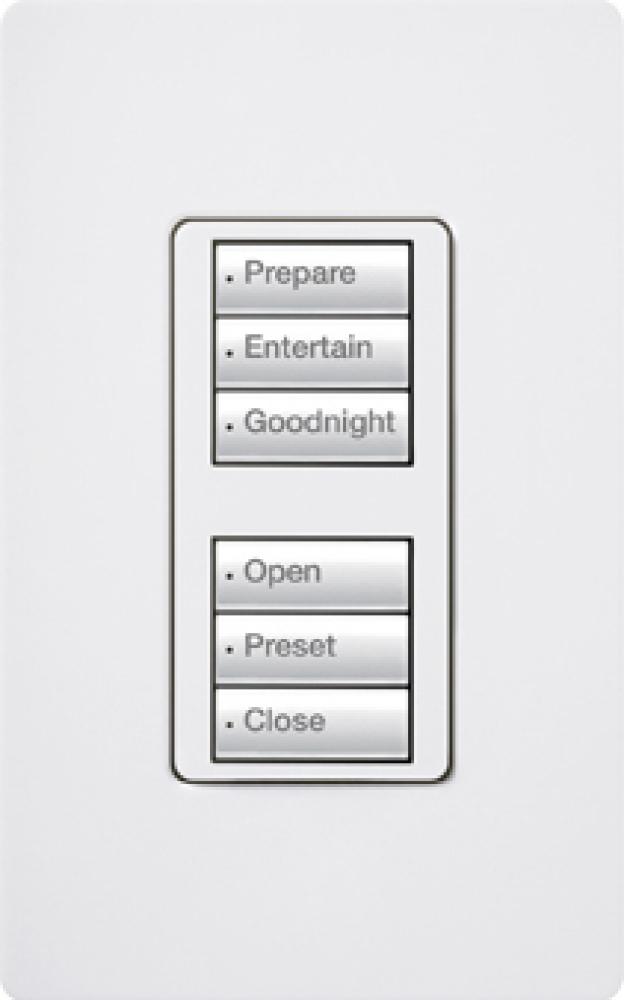 RADIORA2 3BD WALL KEYPAD LIGHT ALMOND