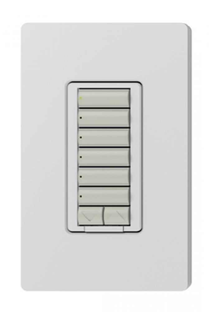 RADIORA2 6BRL WALL KEYPAD PALLADIUM