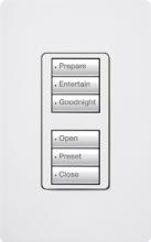 Lutron Electronics RRD-W3BD-LA - RADIORA2 3BD WALL KEYPAD LIGHT ALMOND