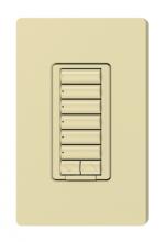 Lutron Electronics RRD-W6BRL-IV - RADIORA2 6BRL WALL KEYPAD IVORY