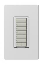 Lutron Electronics RRD-W6BRL-PD - RADIORA2 6BRL WALL KEYPAD PALLADIUM