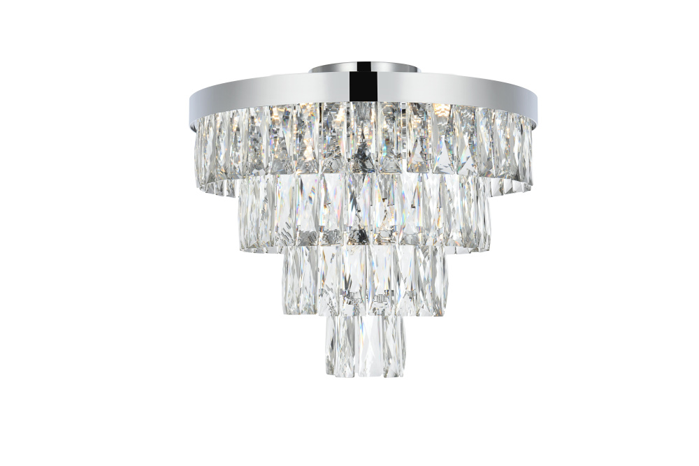Josephine 18 inch Flush Mount in Chrome