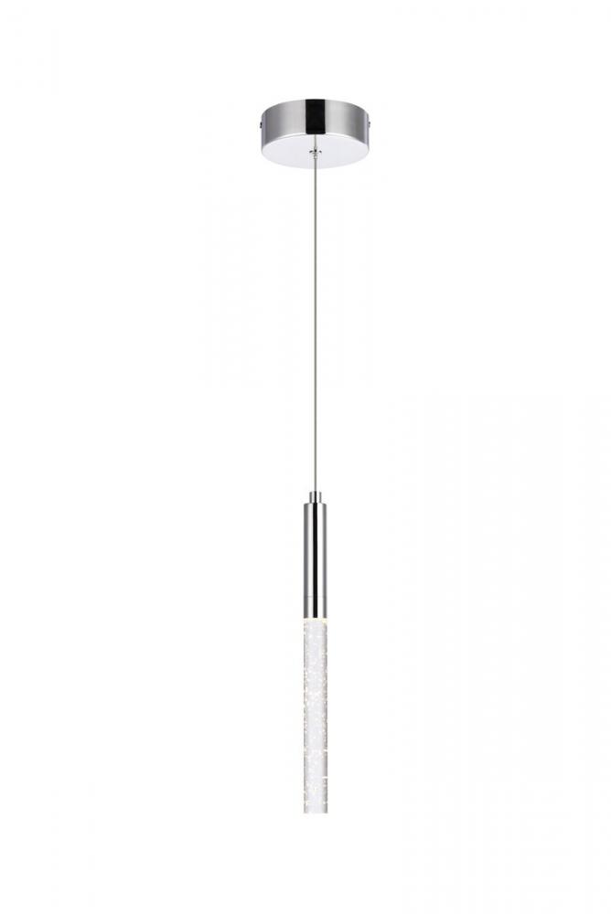 Ruelle 1 light Chrome Pendant