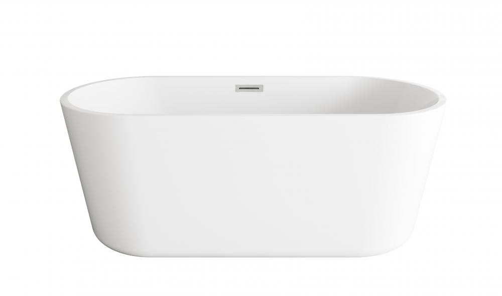 Bathtub 59.0"27.5"22.0" GW with BNK drain kit