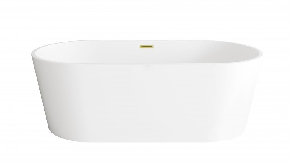 Bathtub 66.9 x 30.7 x 23 GW with BGD drain kit