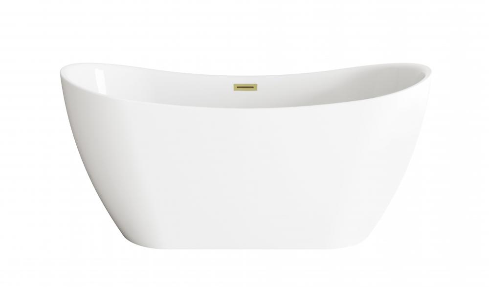 Bathtub 59.1 x 28.3 x 26.7 GW with BGD drain kit