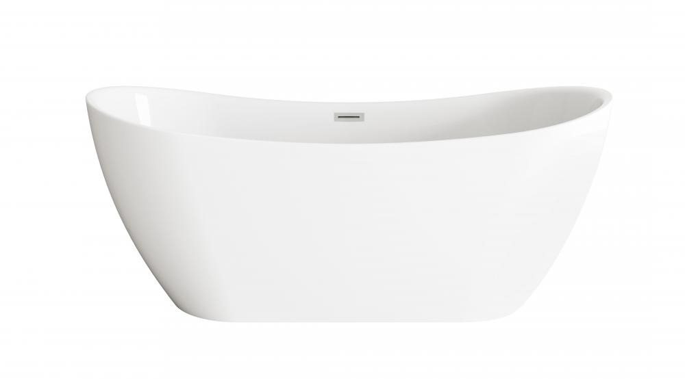 Bathtub 66.9 x 28.3 x 27.6 GW with BNK drain kit