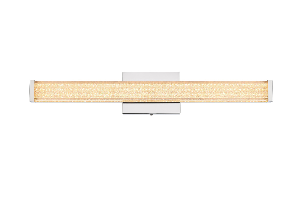Wall Sconce L24" E4.5" H4.3" LED 14W 3CCT Chrome