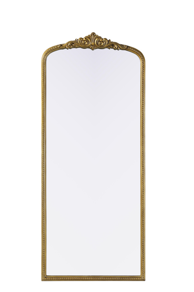 Wall mirror 30"x1.4"x72" Antique Brass