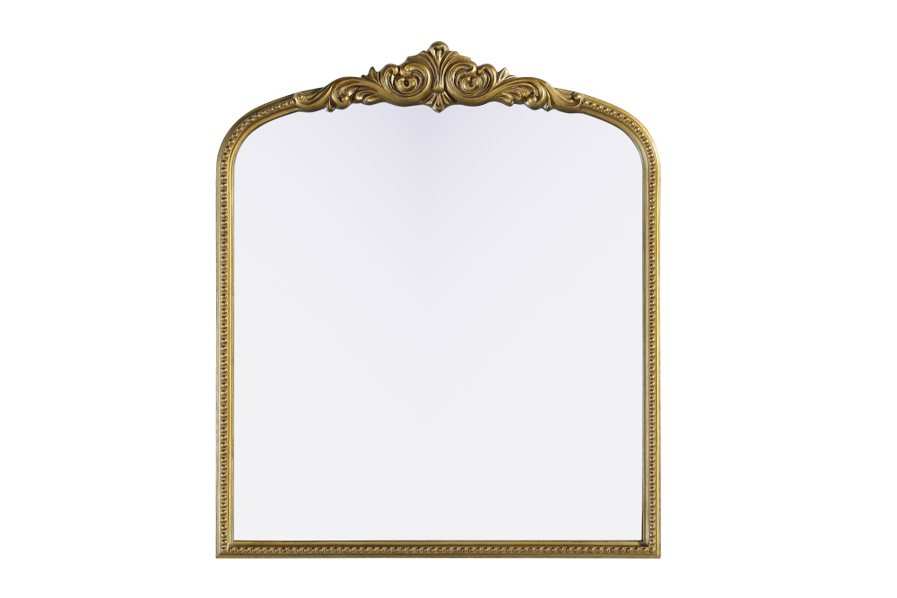 Wall mirror 36"x1.4"x42" Antique Brass