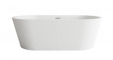 Elegant BT30767GW-BNK - Bathtub 66.9 x 29.5 x 22.8 Glossy White